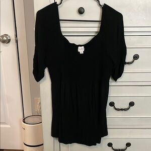 Black Maternity Women's Top